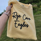 Rye Cove Eagles Puff Comfort Colors Crewneck