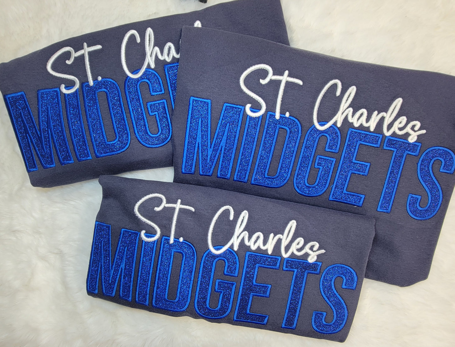 St. Charles Midgets Puff & Sparkle Comfort Color Tee