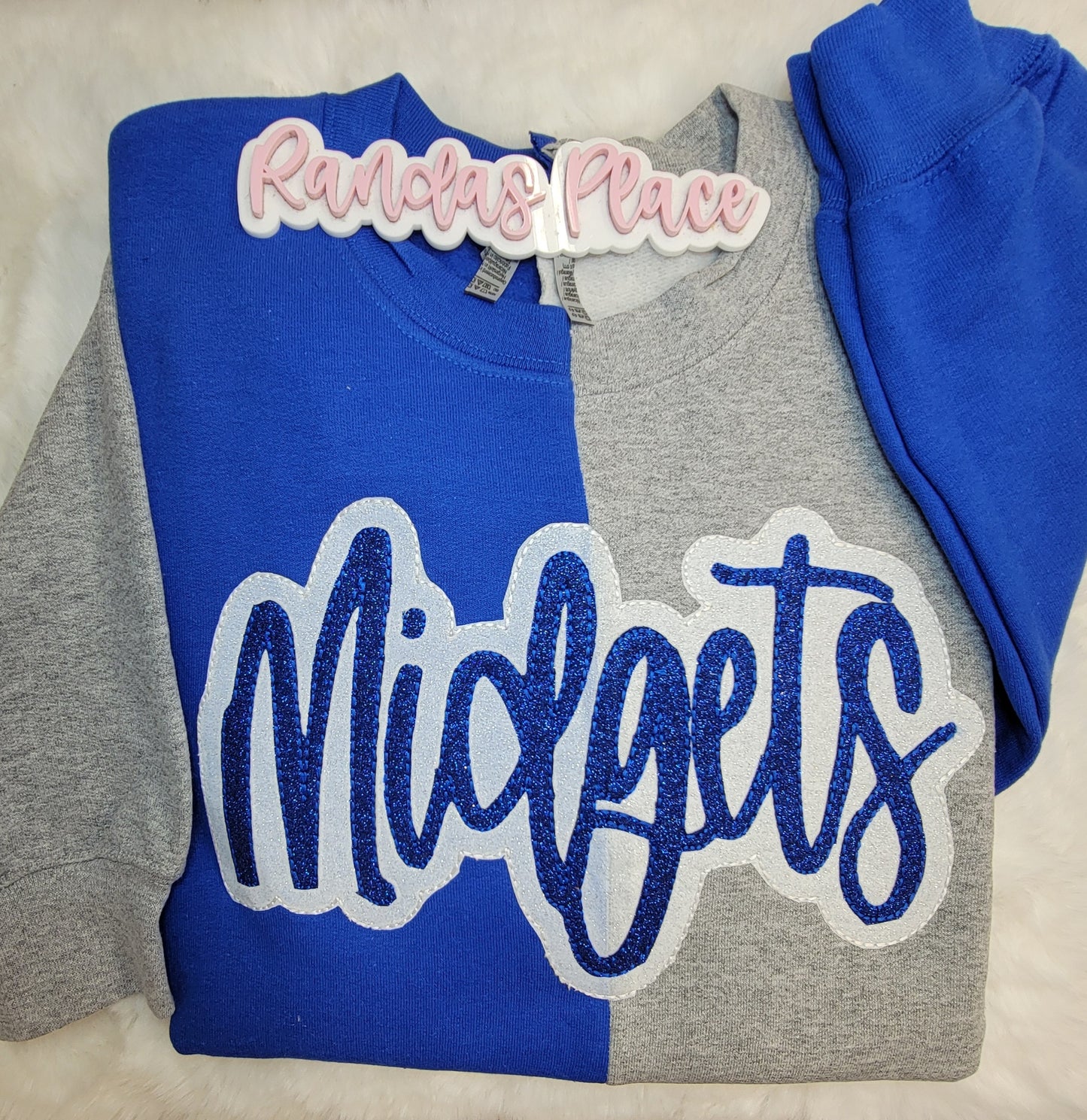 Midgets Split Sparkle Crewneck