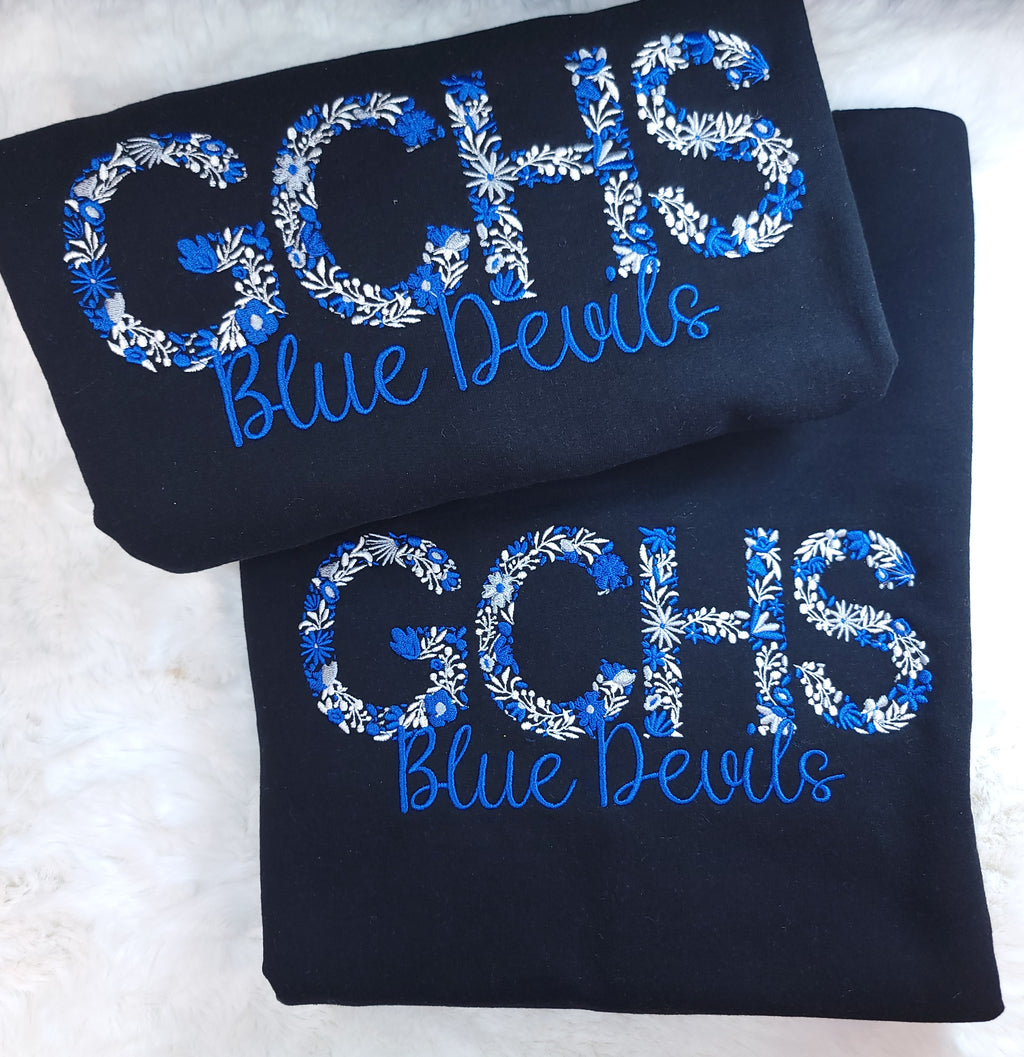 Gate City Floral Bow Crewneck