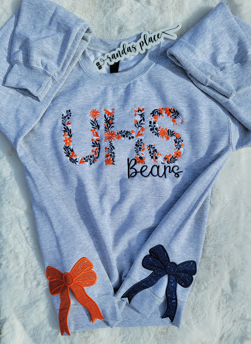 Union High School Floral Crewneck