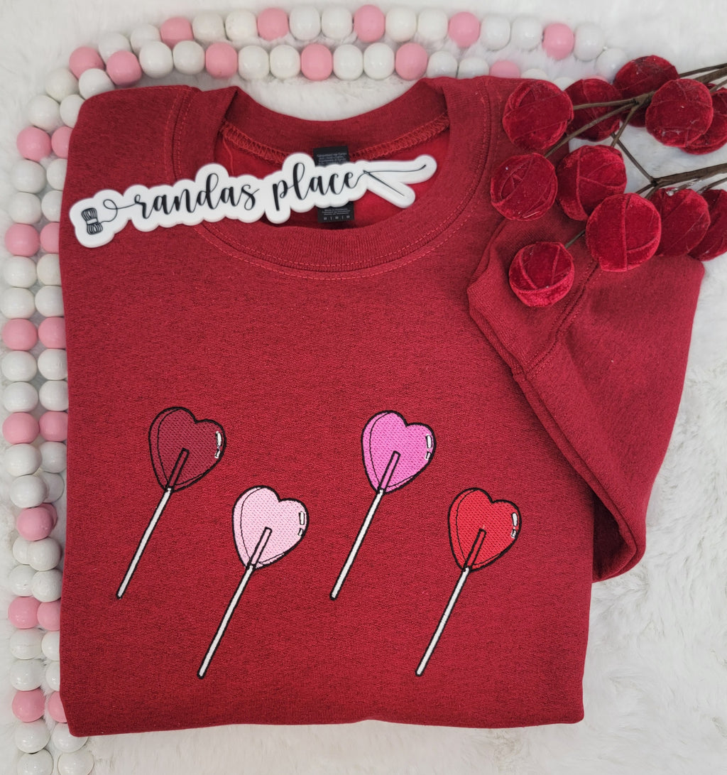 Heart Suckers Valentine Crewneck