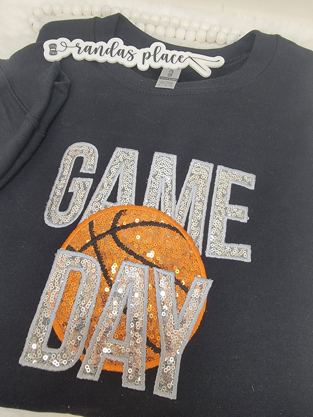Game Day Basketball Sequence Crewneck