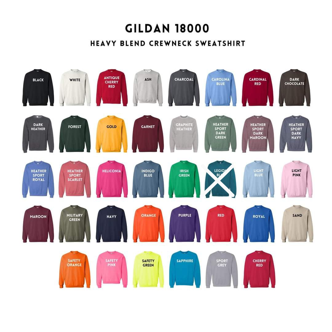 Custom Split Sparkle Crewneck Sweatshirt