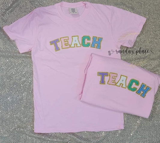 Pastel Patch Teach Tee