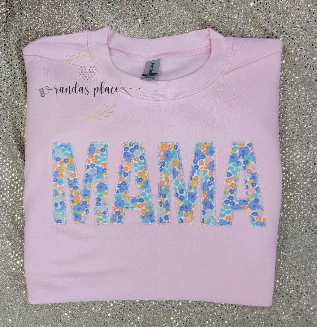 Custom MAMA Crewneck with Infant Apparel 3XL-5XL