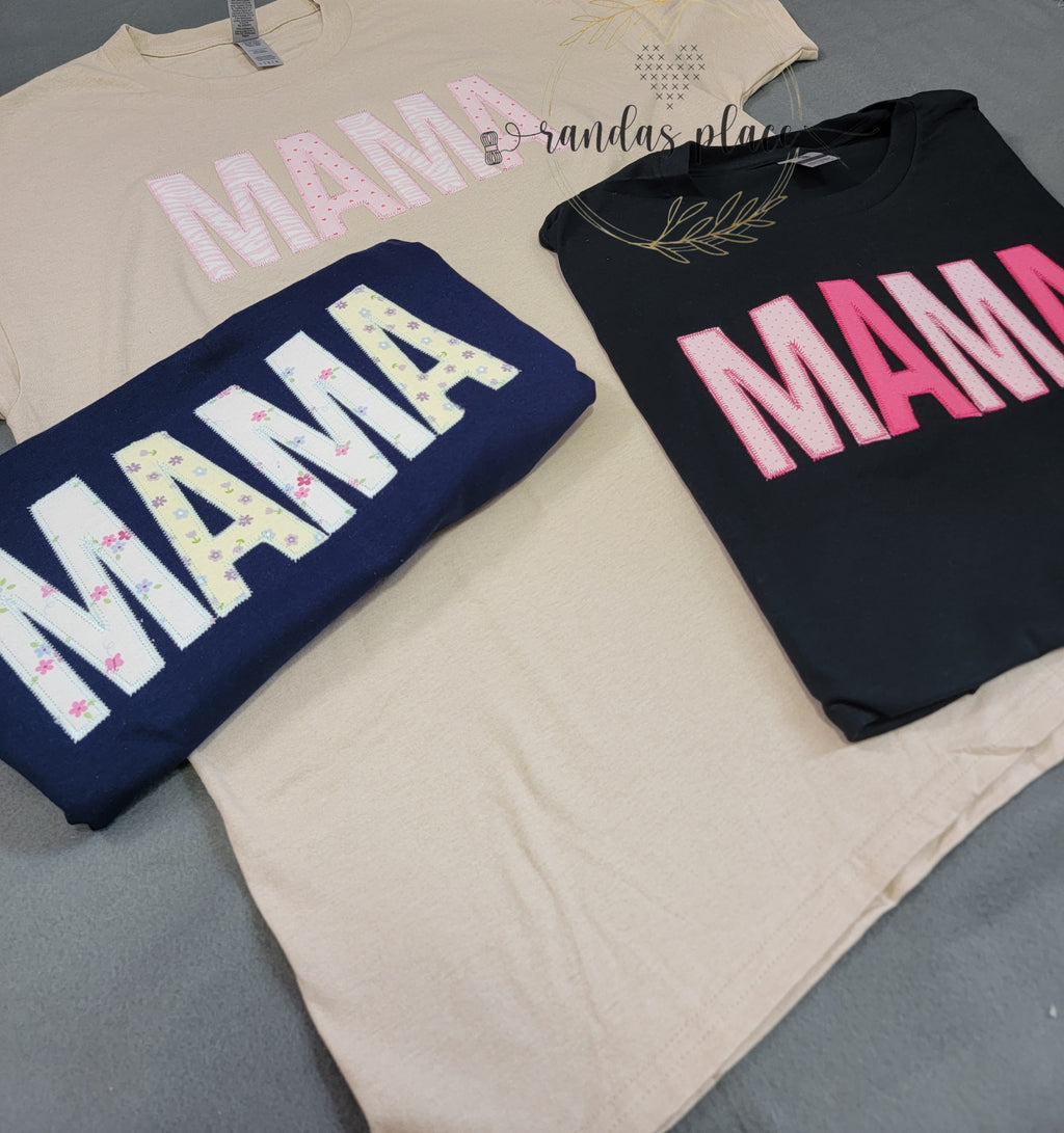 Custom MAMA Tee with Infant Apparel