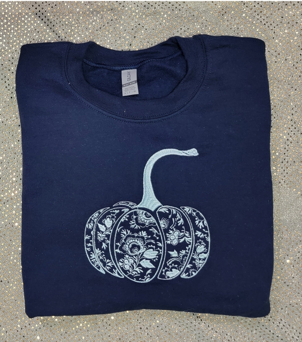 Chinoiserie Pumpkin Crewneck