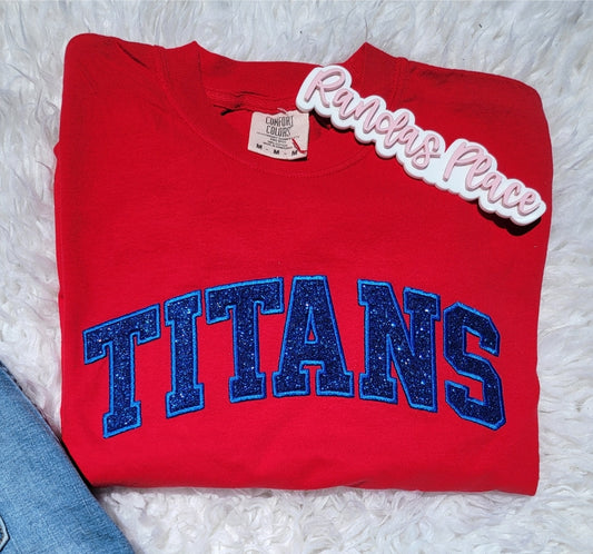 Titans Sparkle Comfort Color Tee