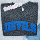 Devils Sparkle Leopard Tee