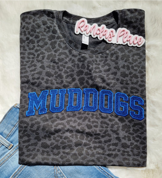 Muddogs Sparkle Leopard Tee