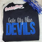 Gate City Blue Devils Sparkle Crewneck