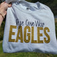 Rye Cove Eagles Sparkle Crewneck