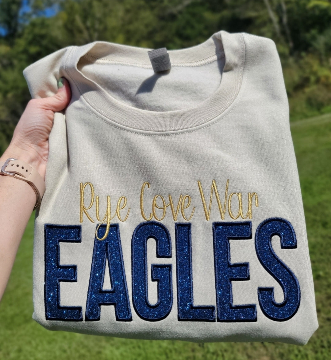 Rye Cove Eagles Sparkle Crewneck