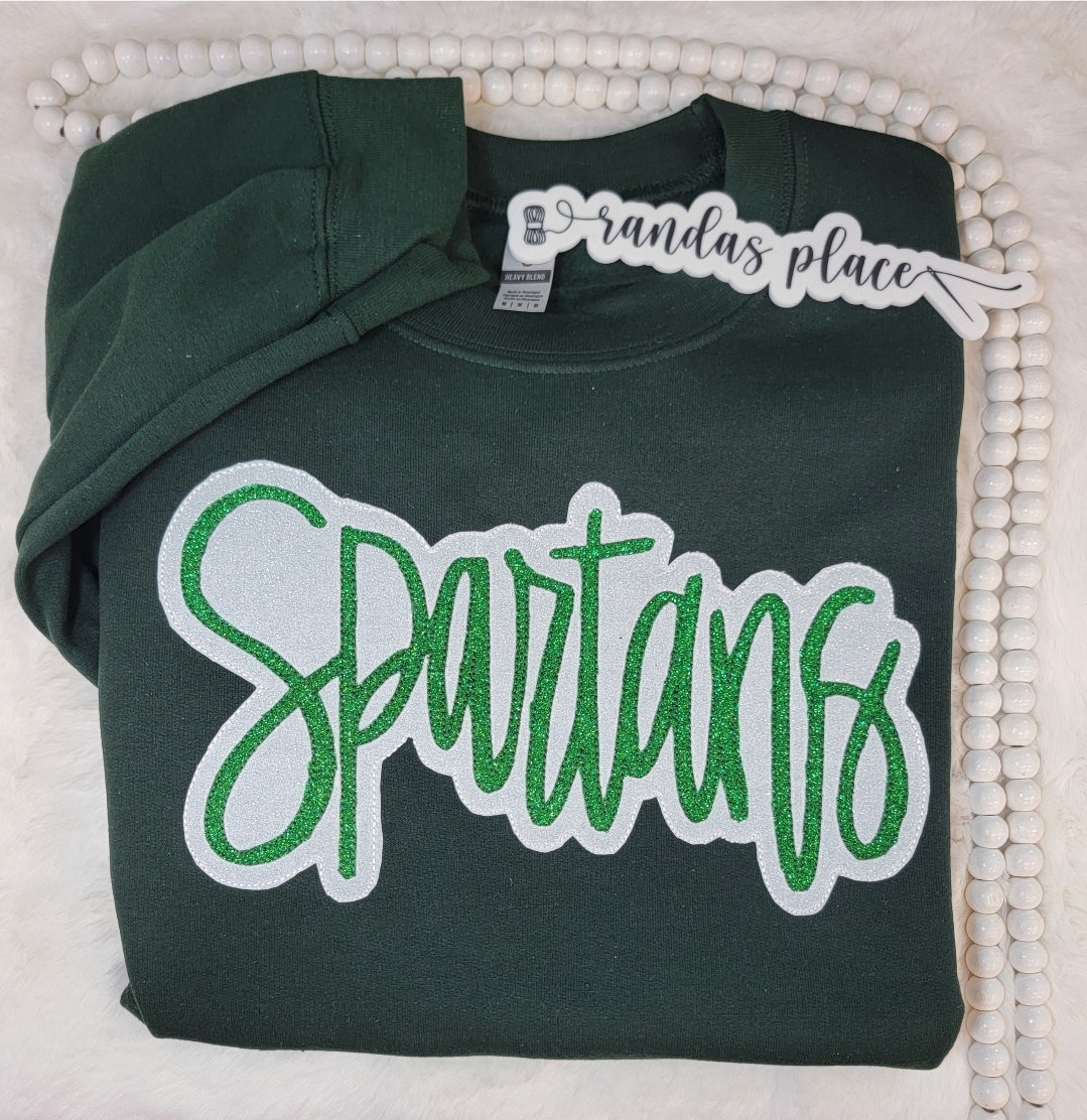 Spartans Sparkle Crewneck