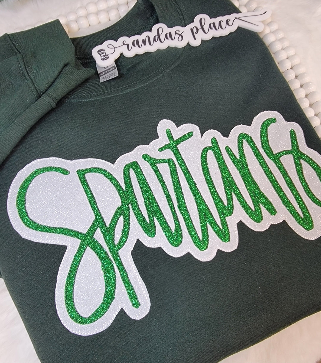 Spartans Sparkle Crewneck