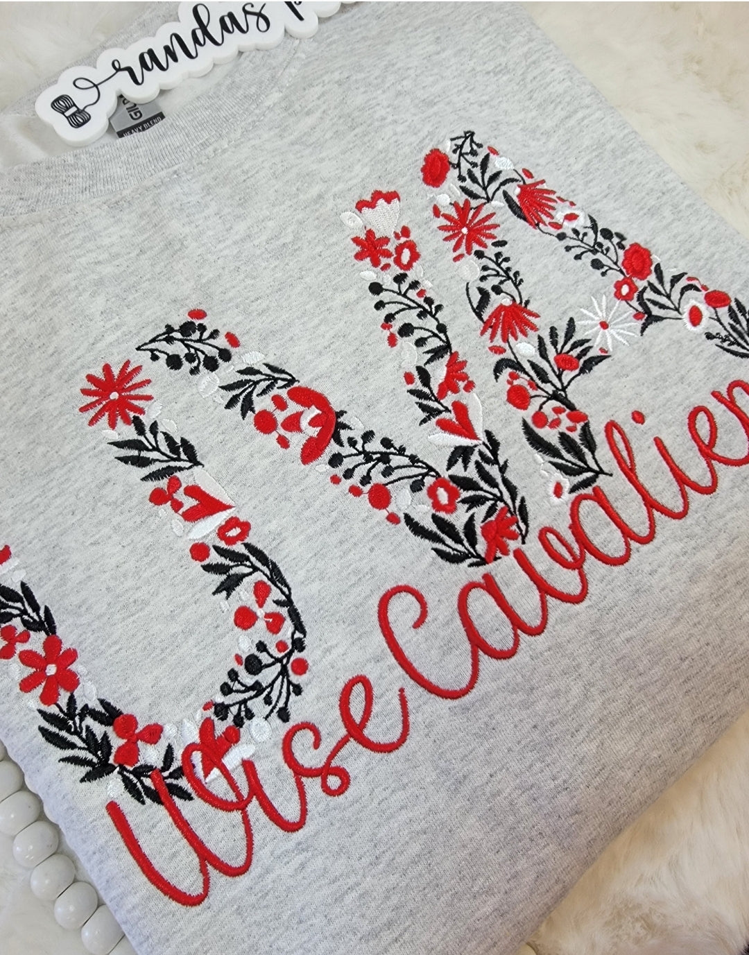 UVA Wise Cavaliers Floral Crewneck