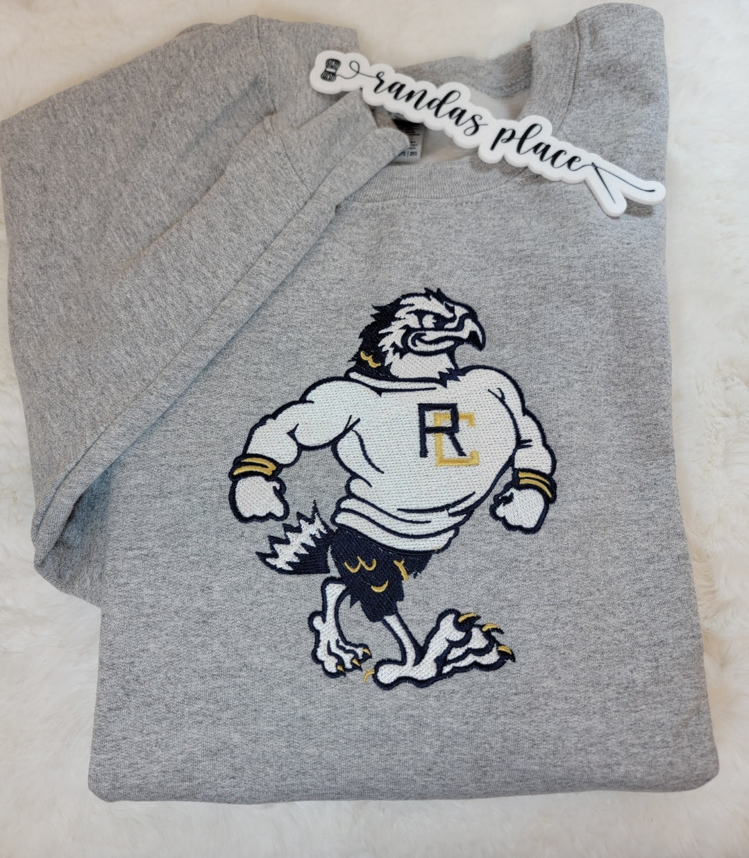 Rye Cove Hign Buff Eagle Crewneck