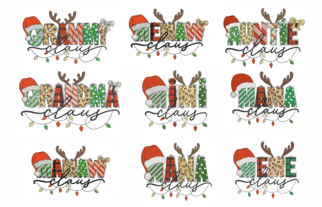 Christmas Family Claus Crewneck