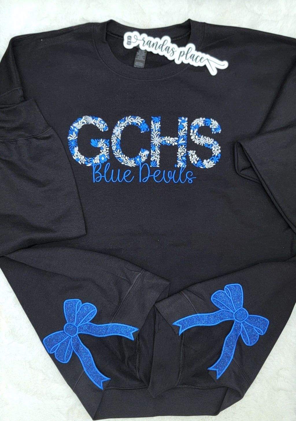 Gate City Floral Bow Crewneck