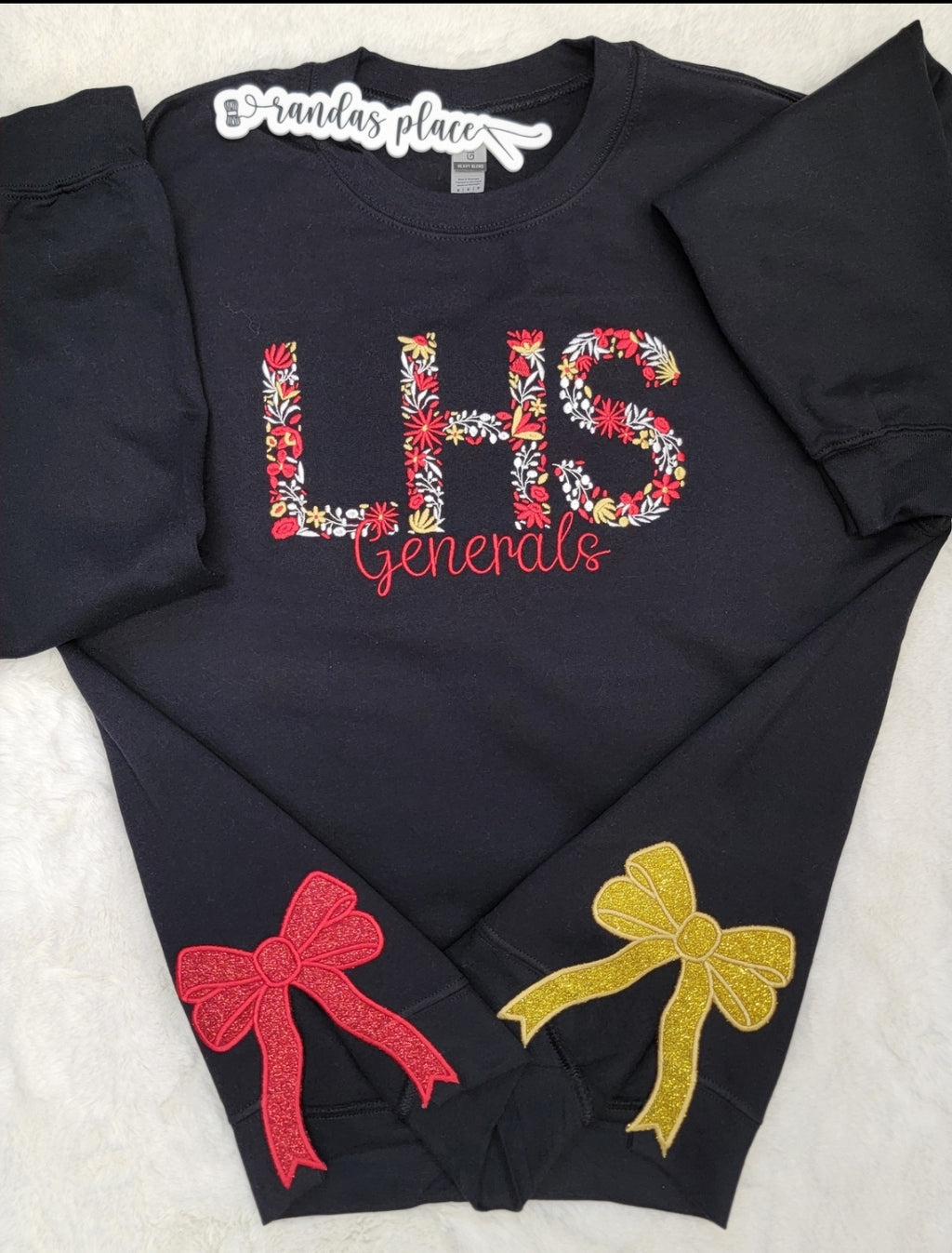 Lee High Generals Floral Crewneck