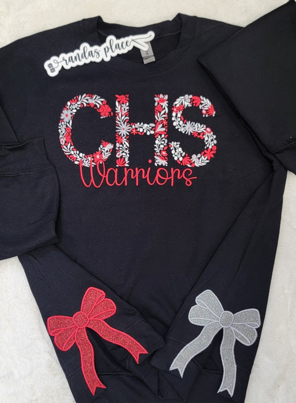 CHS Warriors Floral Crewneck