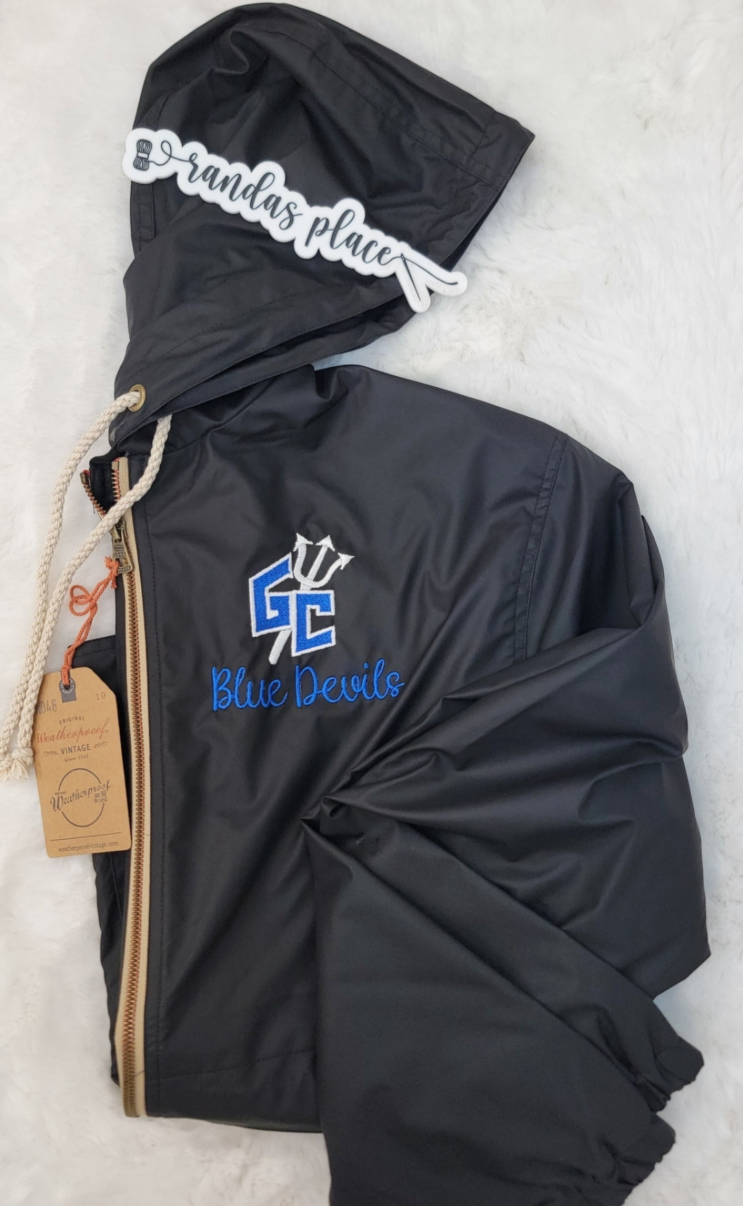 Gate City Blue Devils Rain Jacket