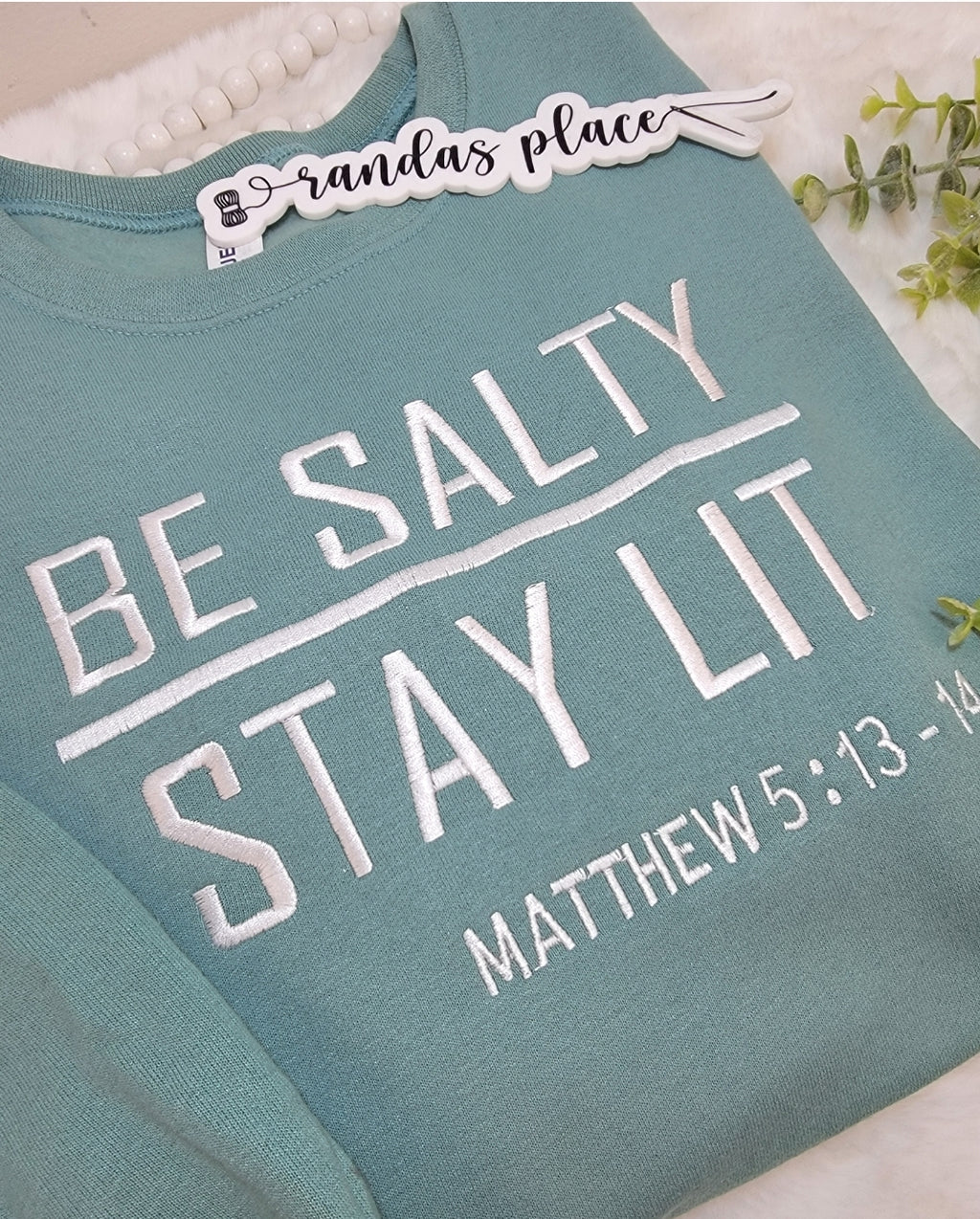 Be Salty Stay Lit Crewneck