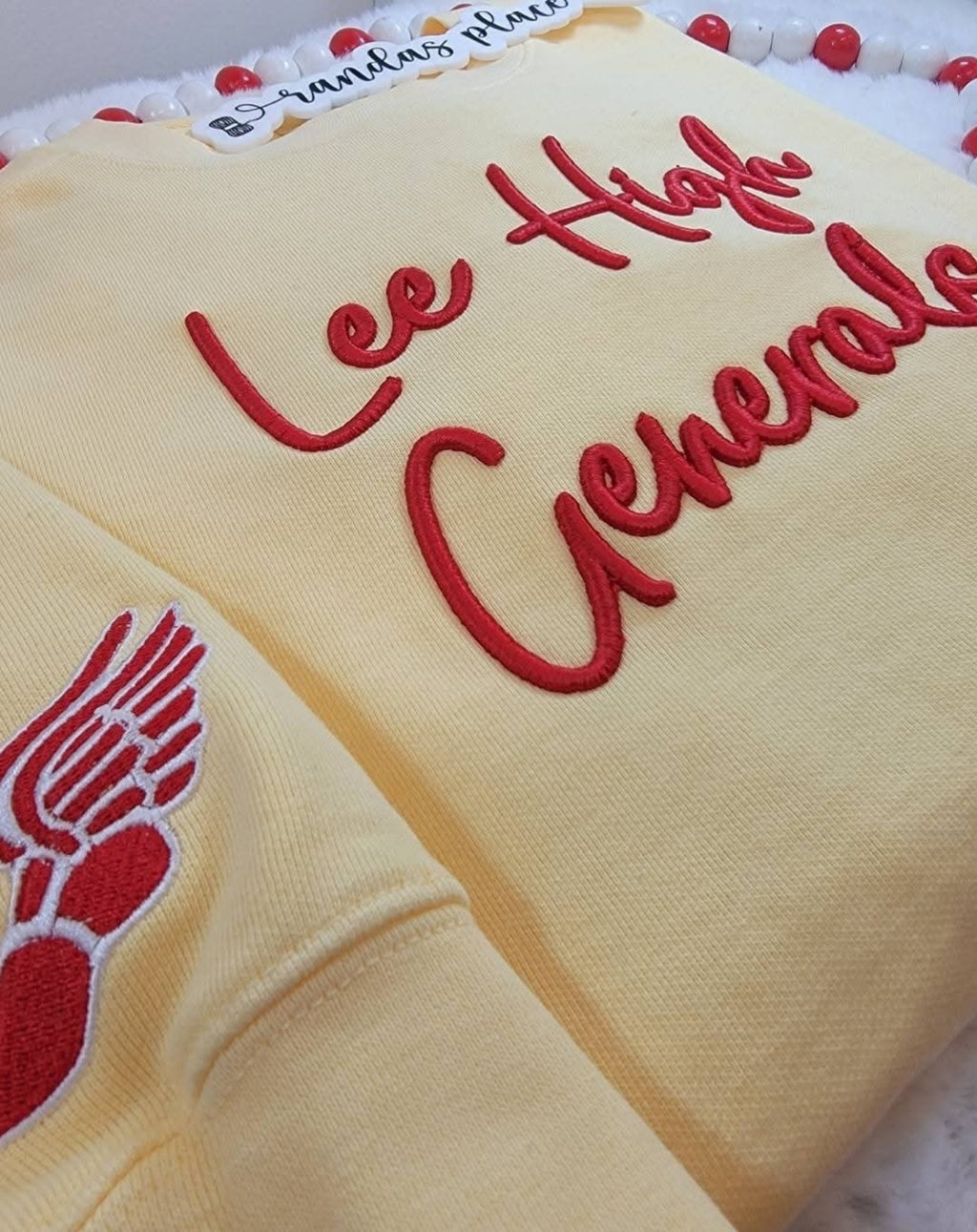 Lee High Generals Puff Comfort Colors Crewneck