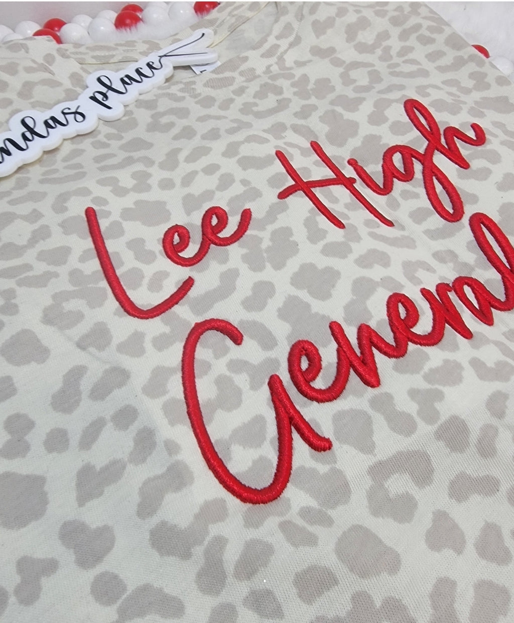 Lee High Generals Puff Tee