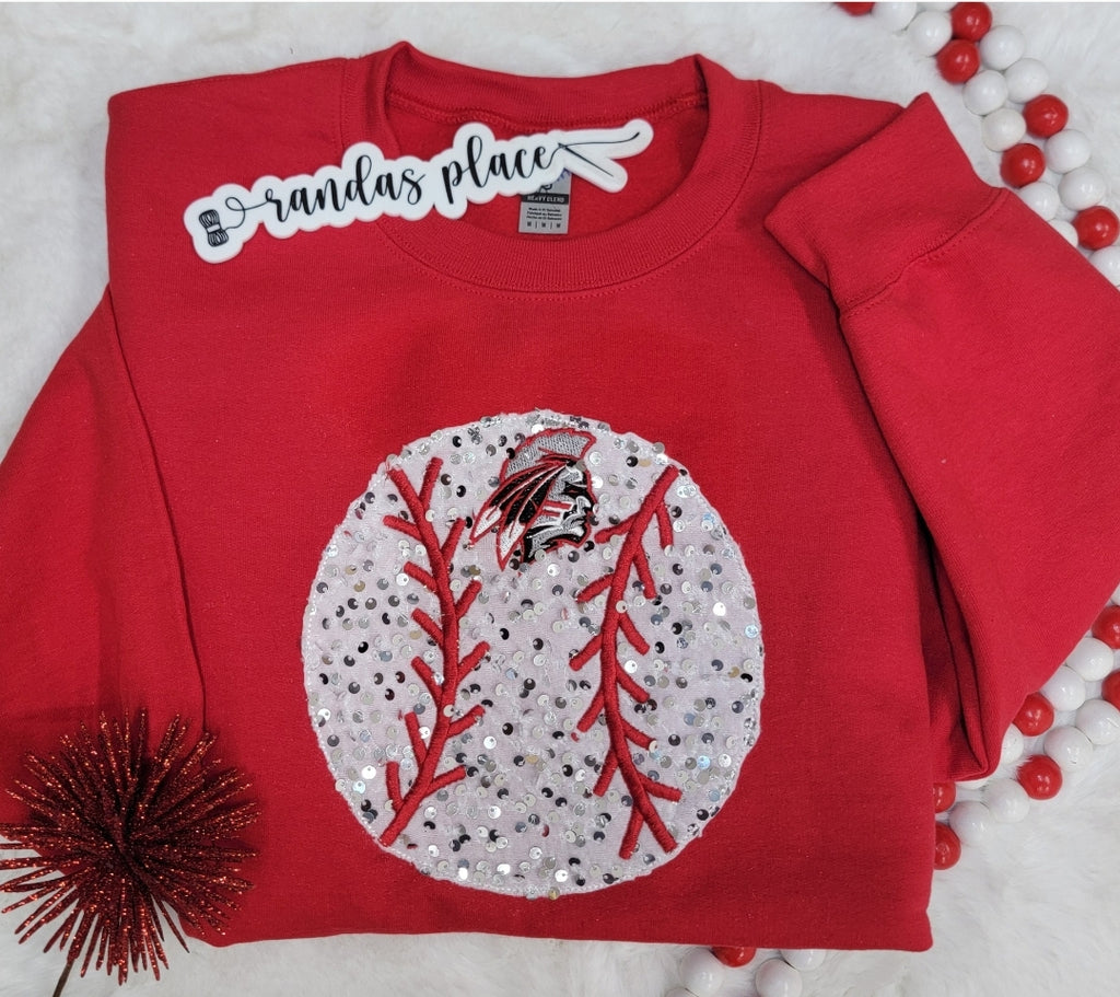 Central Warriors Sequence Baseball Crewneck