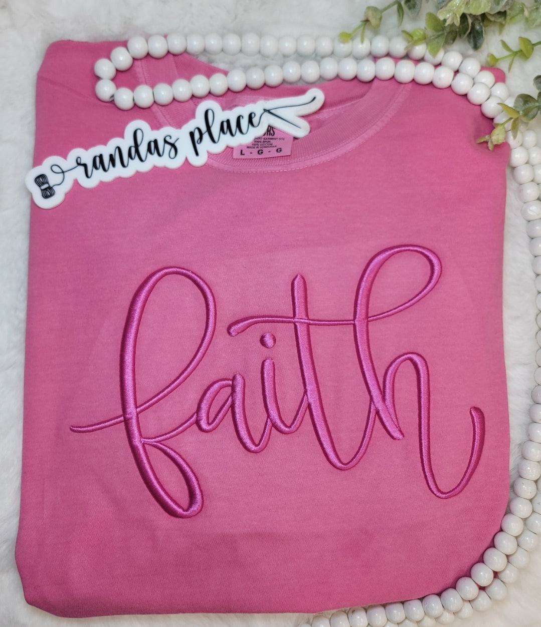 Faith Inspirational Puff Tee