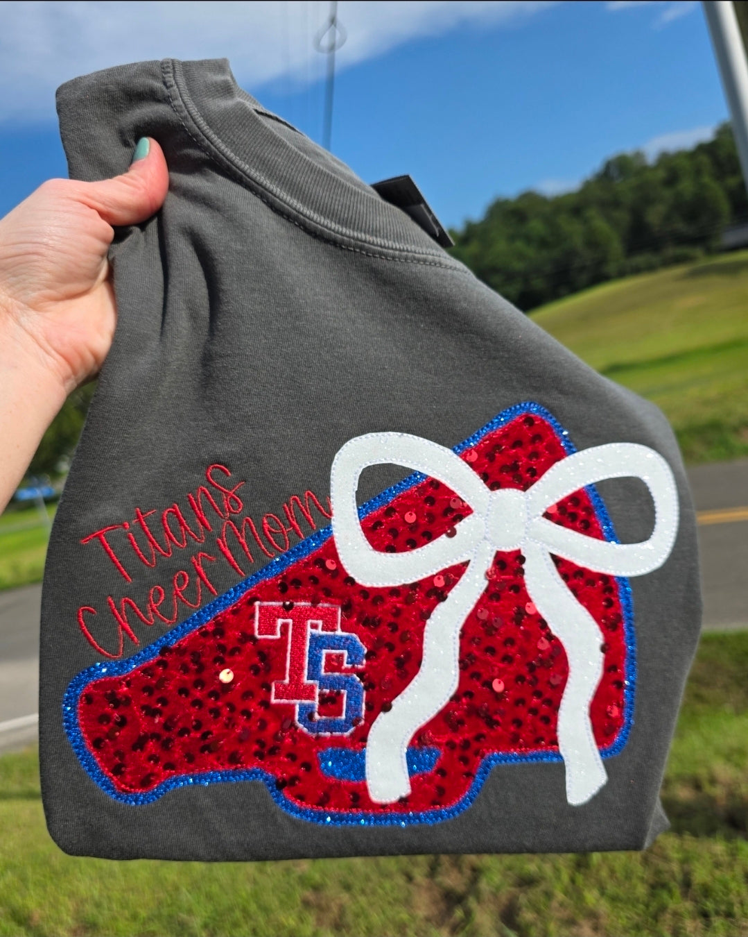 Twin Springs Titans Cheer Sweatshirt/Tee