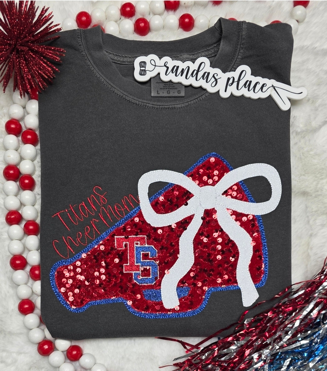 Twin Springs Titans Cheer Sweatshirt/Tee