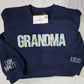 Custom GRANDMA Crewneck with Infant Apparel 3XL-5XL