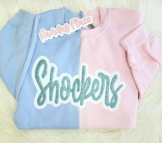 Shockers Split Sparkle Crewneck