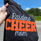 Raiders Cheer Mom Sparkle Crewneck/Tee
