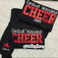 Central Warriors Cheer Mom Sparkle Crewneck