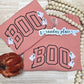 Ghost Boo Embroidered Comfort Colors Tee
