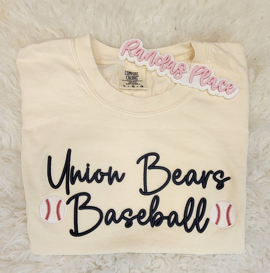 Union Bears Baseball Comfort Color Tee