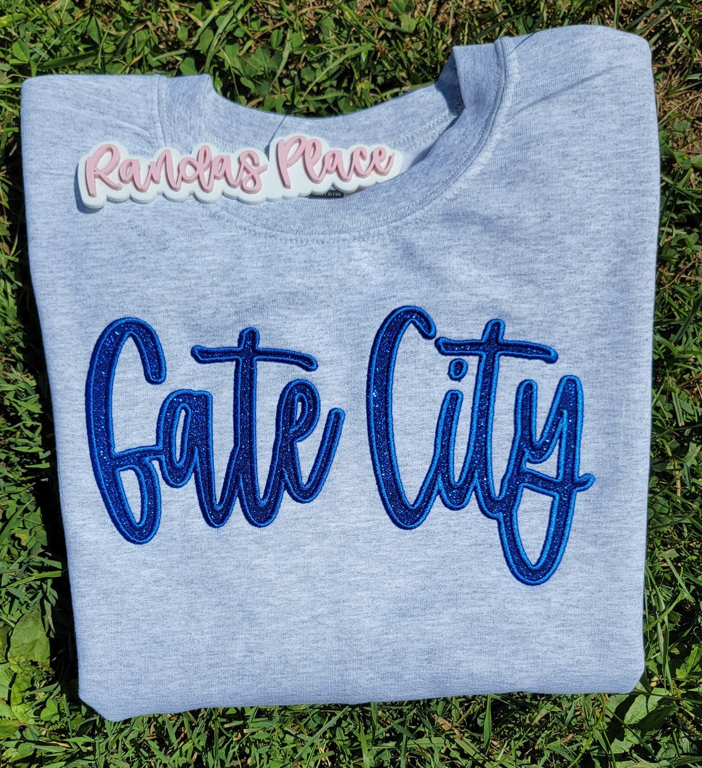 Gate City Script Sparkle Crewneck