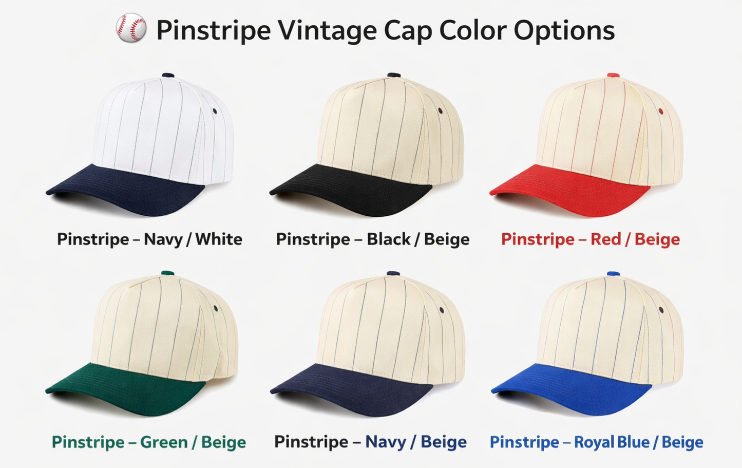 MAMA Pinstripe Puff Hat