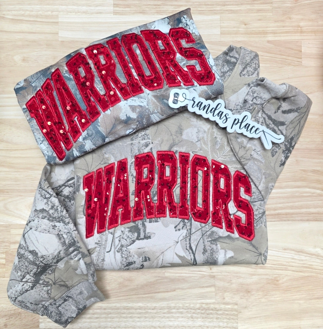 Warriors Camo Sequence Tee/Sweatshirt