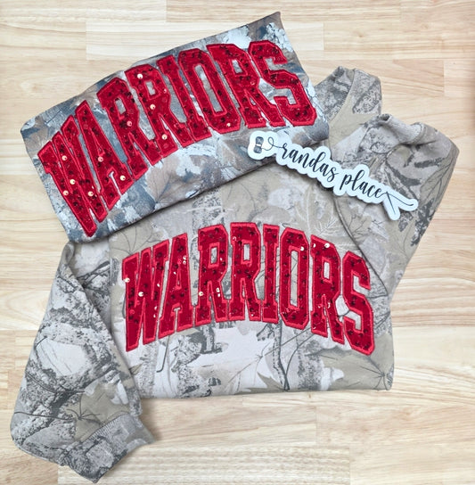 Warriors Camo Sequence Tee/Sweatshirt