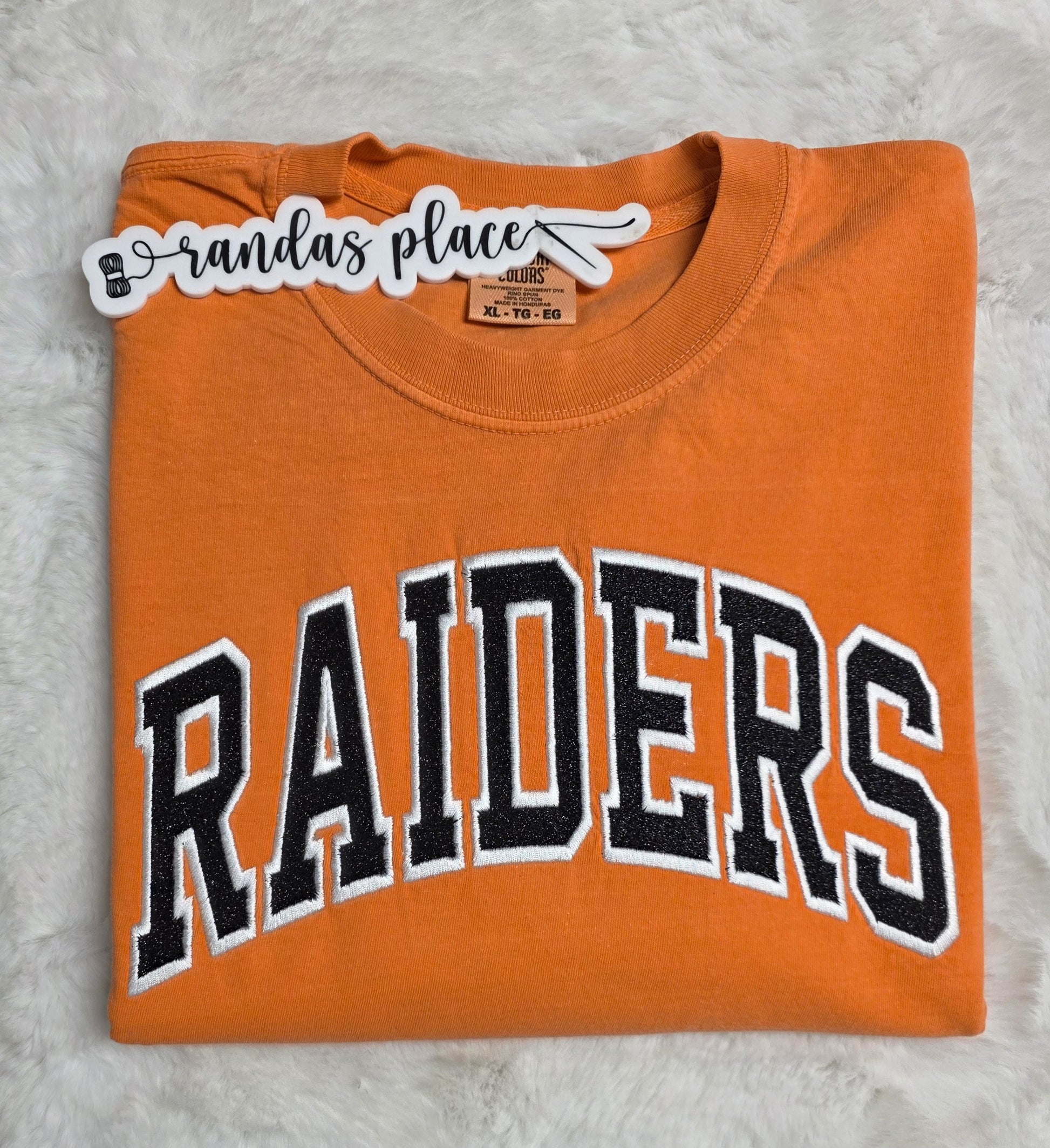 Raiders Sparkle Comfort Color Tee