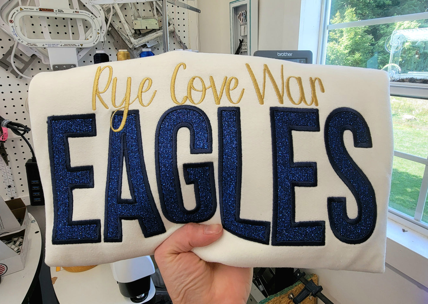 Rye Cove Eagles Sparkle Crewneck