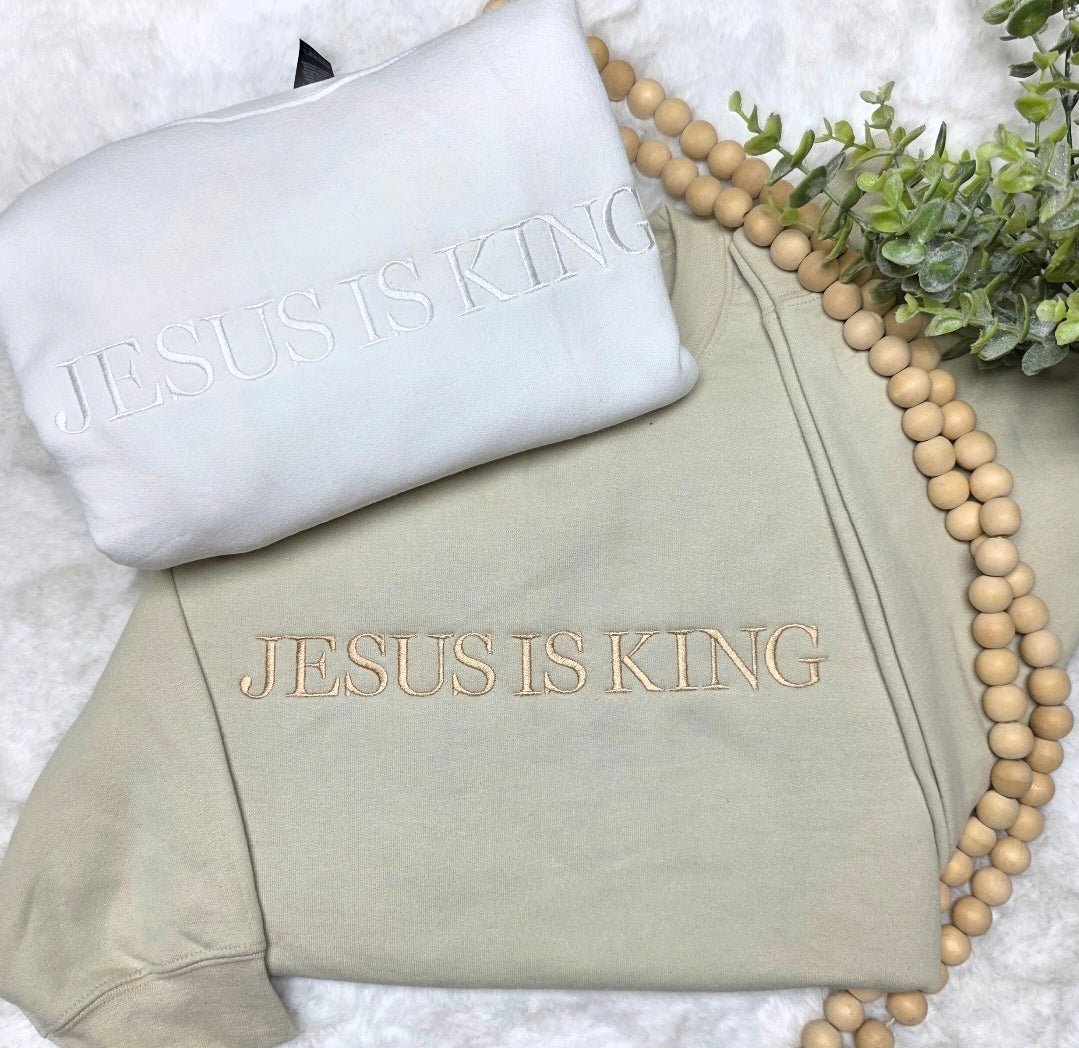 Jesus is King Crewneck
