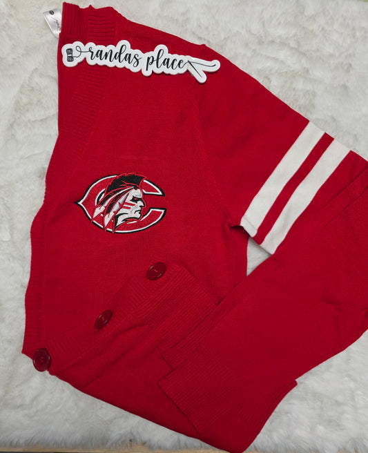 Central Warriors Vintage Inspired Cardigan