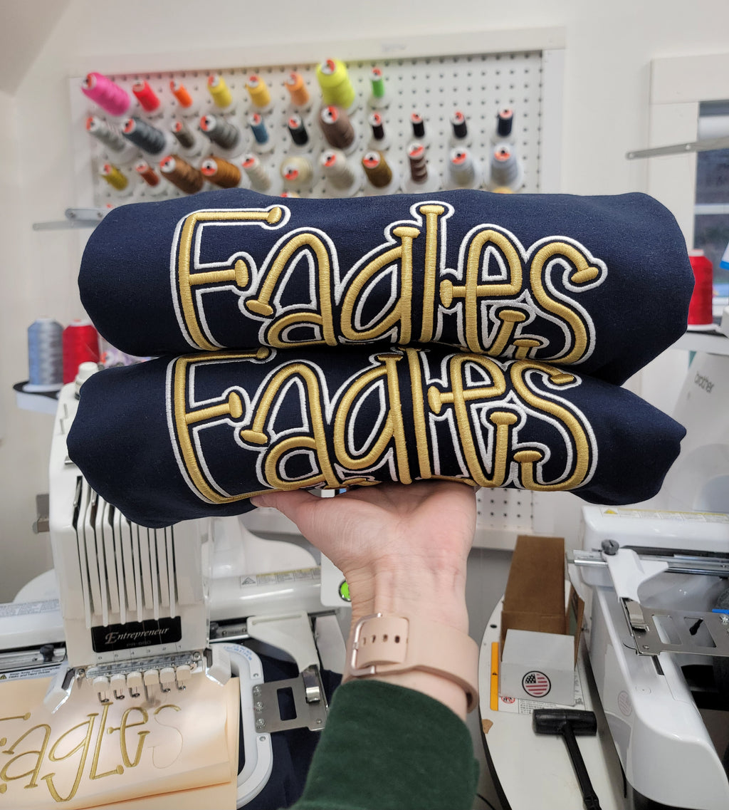 Eagles Puff Crewneck