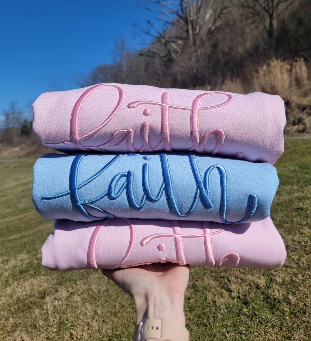 Faith Puff Crewneck
